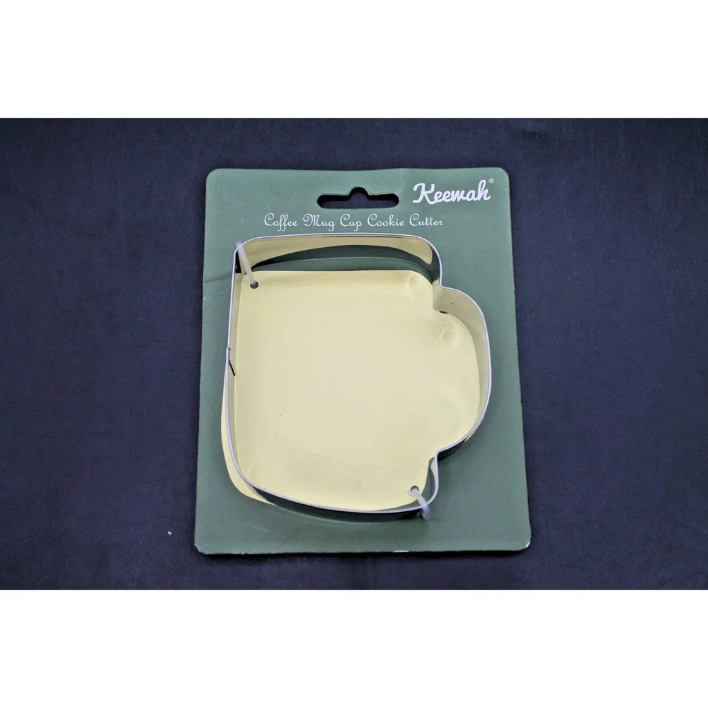 Keewah Coffee Mug Cookie Cutter Stainless Steel Baking Cutter New